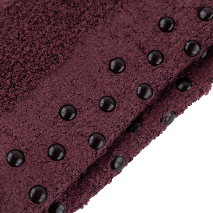 Collegiate Outfitters Maroon Fuzzy Socks