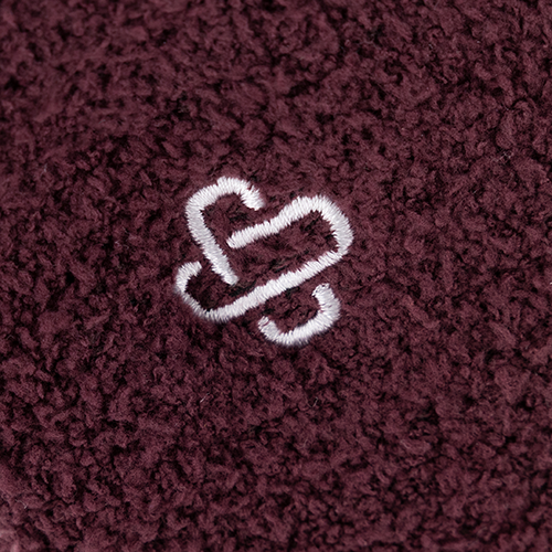 Collegiate Outfitters Maroon Fuzzy Socks
