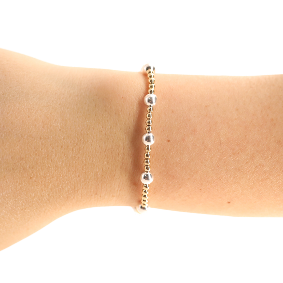 Beaded Blondes Lively Bracelet - Gold and Silver