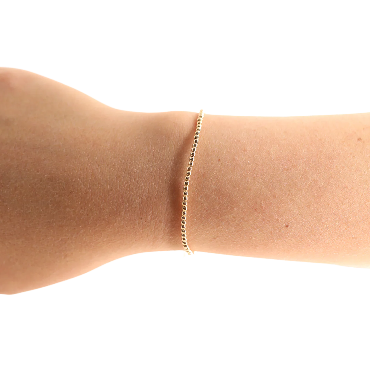KIDS 2 MM Beaded Blondes Bracelet