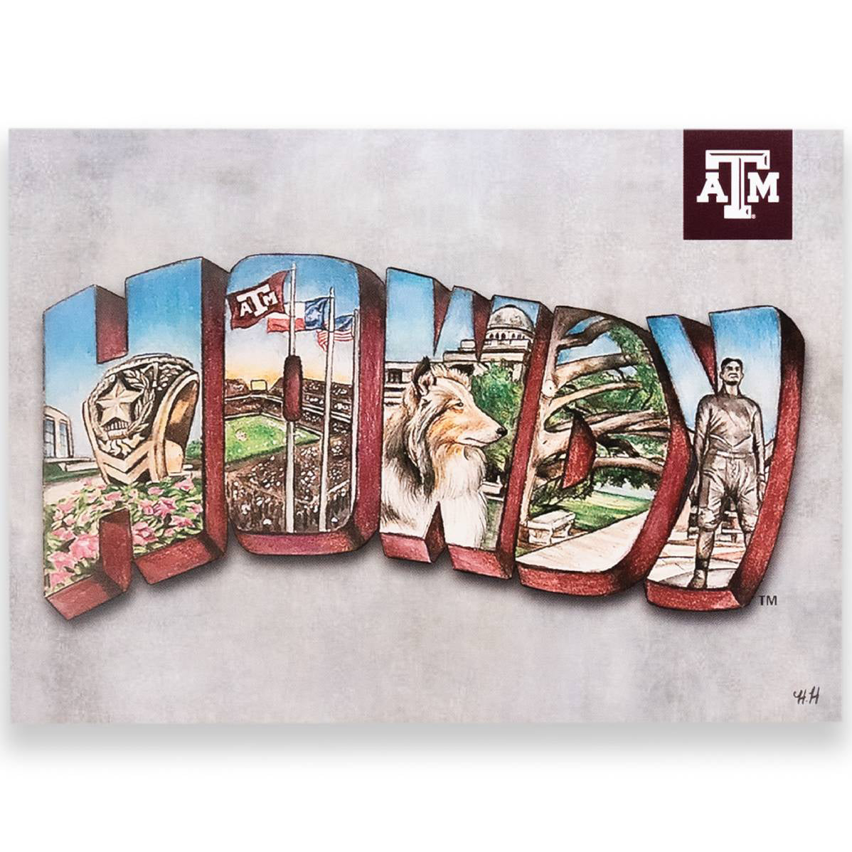 Texas A&M Howdy Traditions Postcard