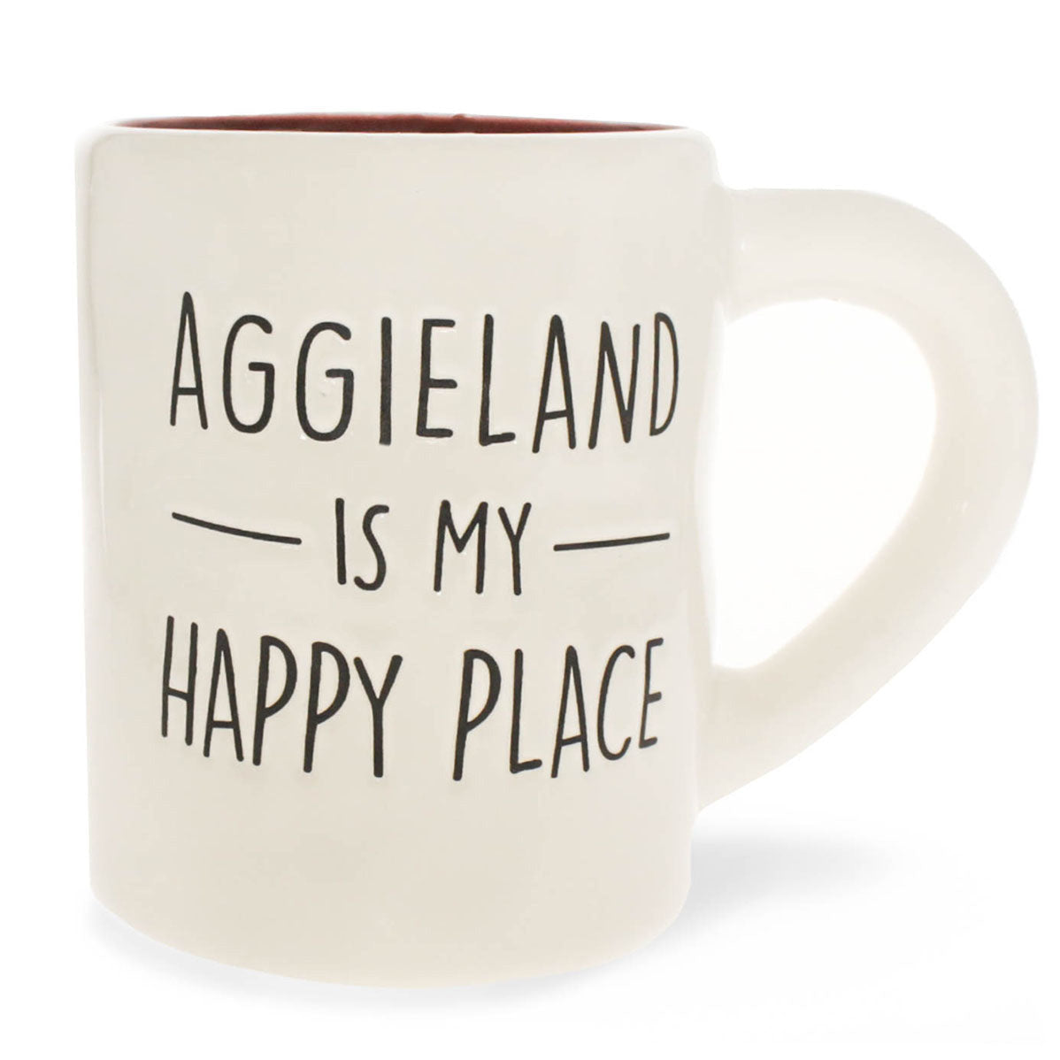 Texas A&M Jumbo Aggieland Happy Place Mug 18oz