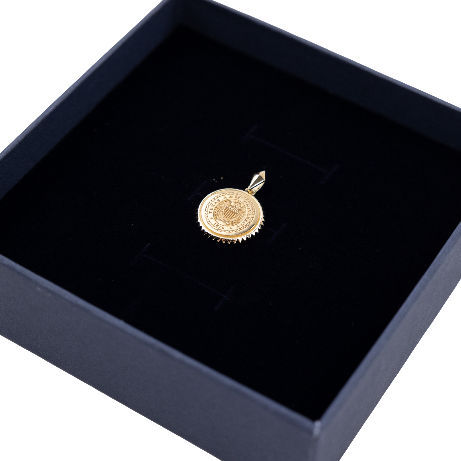 Texas A&M University Sunburst Crest Pendant