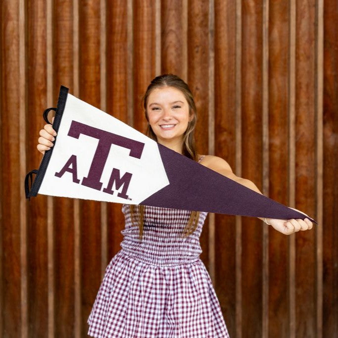 Texas A&M Vault Two Tone Pennant