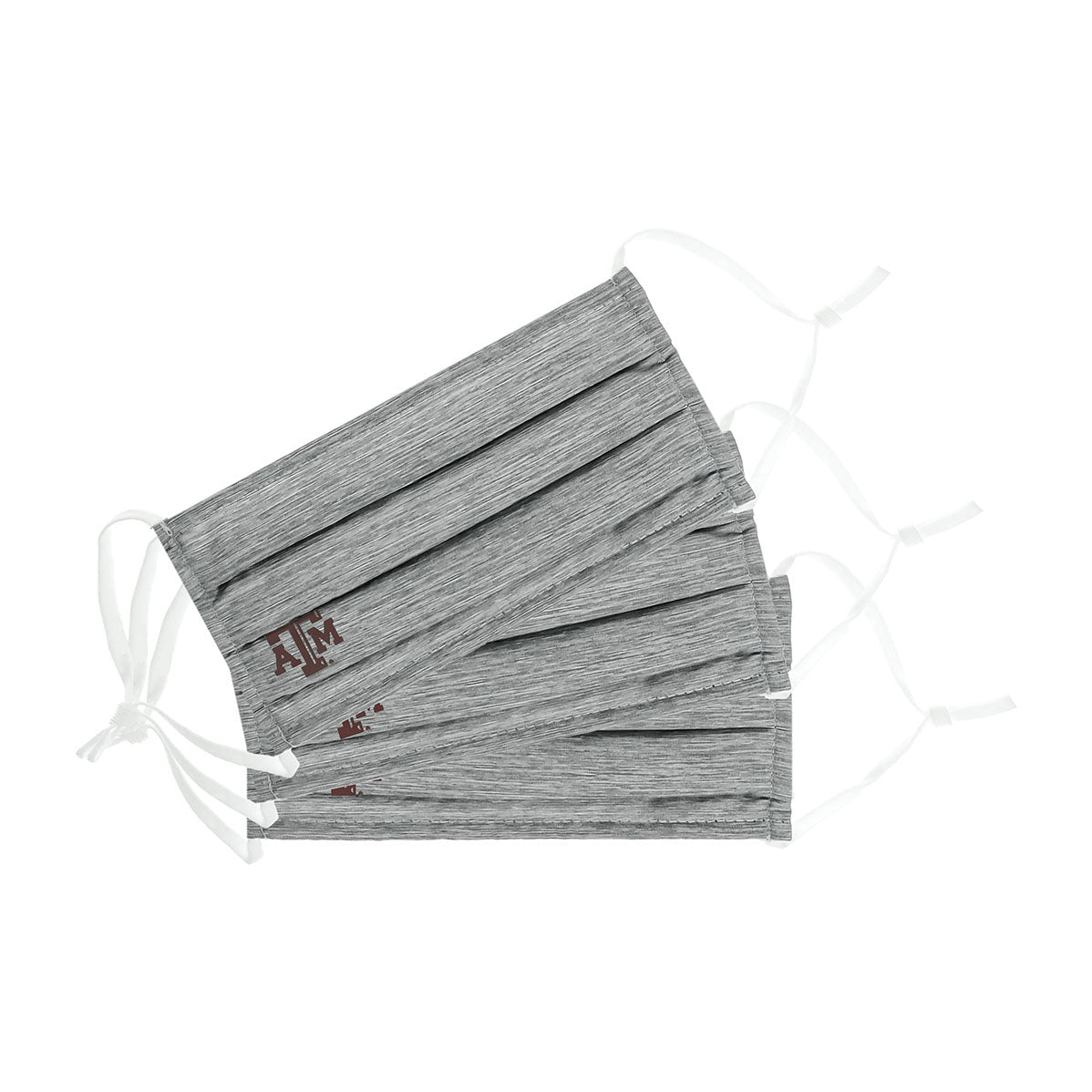 Texas A&M Grey Cotton Mask - 3 Pack