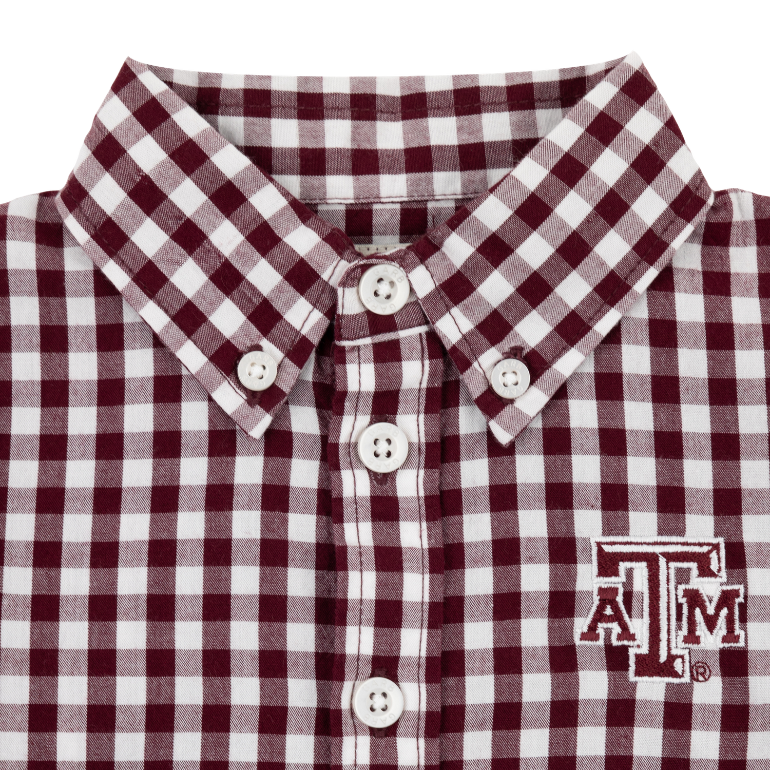 Texas A&M Callahan Toddler Gingham Woven Button Down