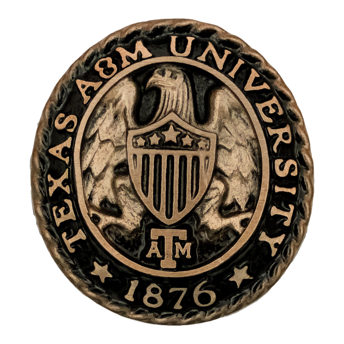 Texas A&M Aggie Ring Crest Paperweight