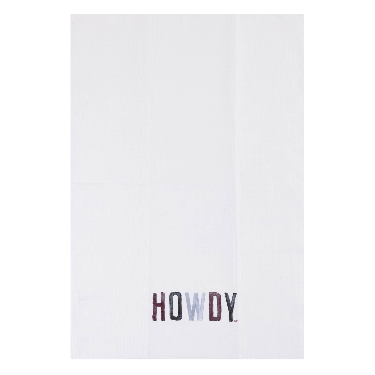 Texas A&M Little Birdy Howdy Tea Towel - White