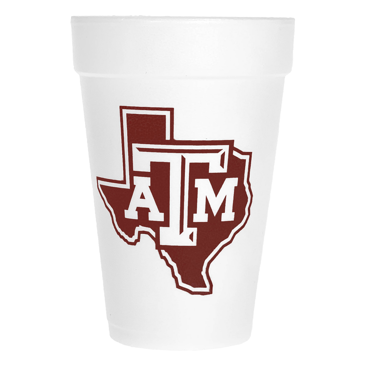 Texas A&M Gig' Em Aggies Foam Cup Pack