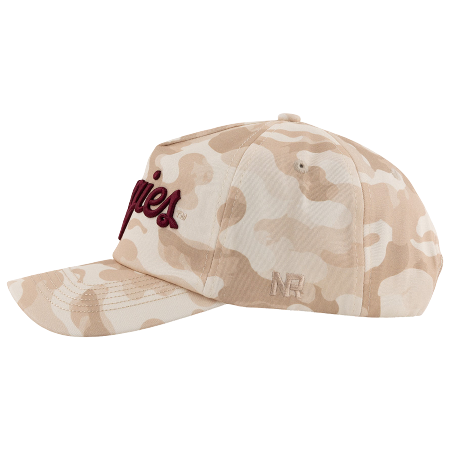 Script Aggies No Rivals Snap Back Hat - Camo