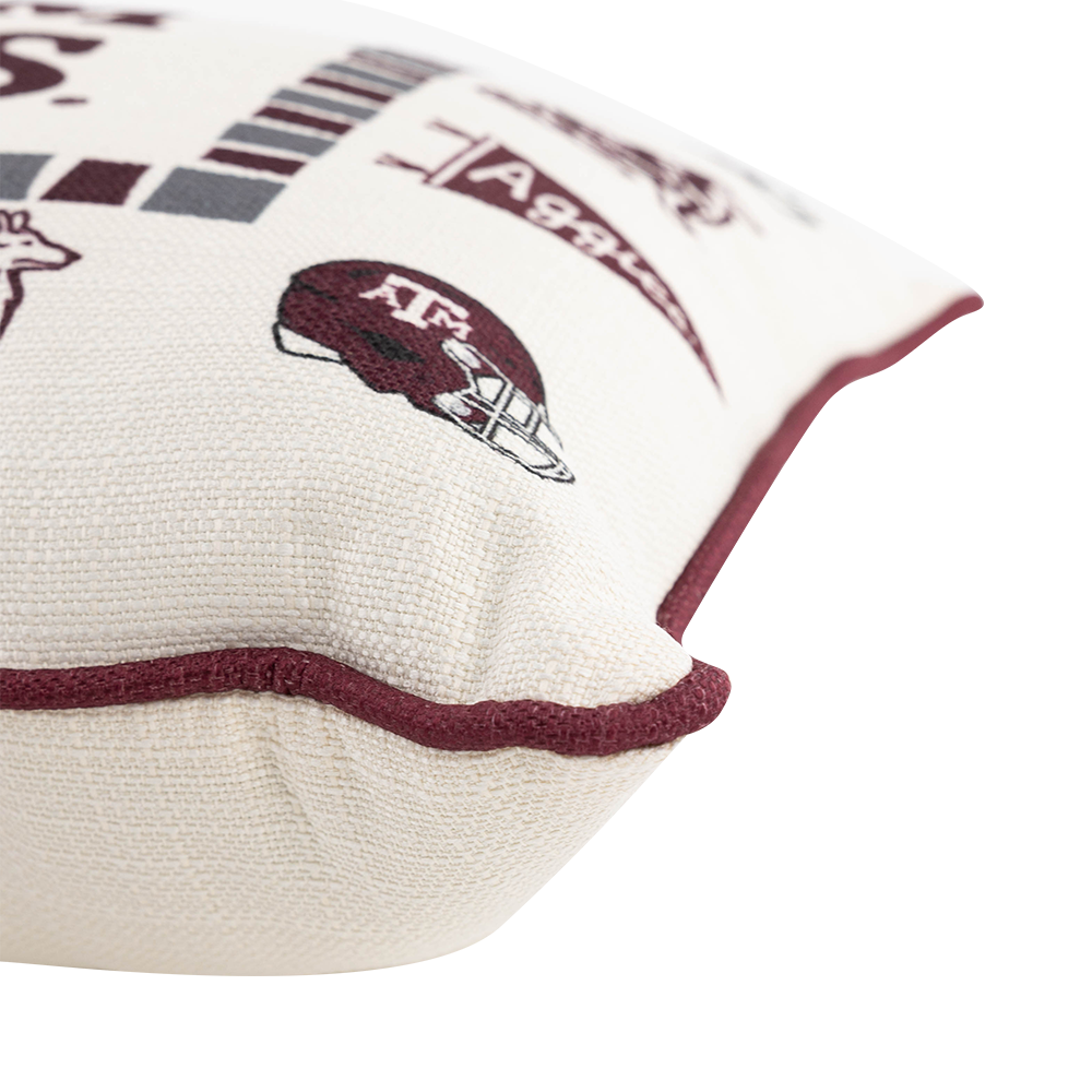 Gig 'Em Aggies Little Birdie Icon Pillow