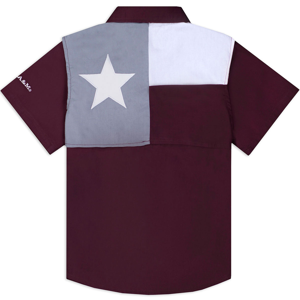 Texas A&M Texas Flag Youth Fishing Shirt