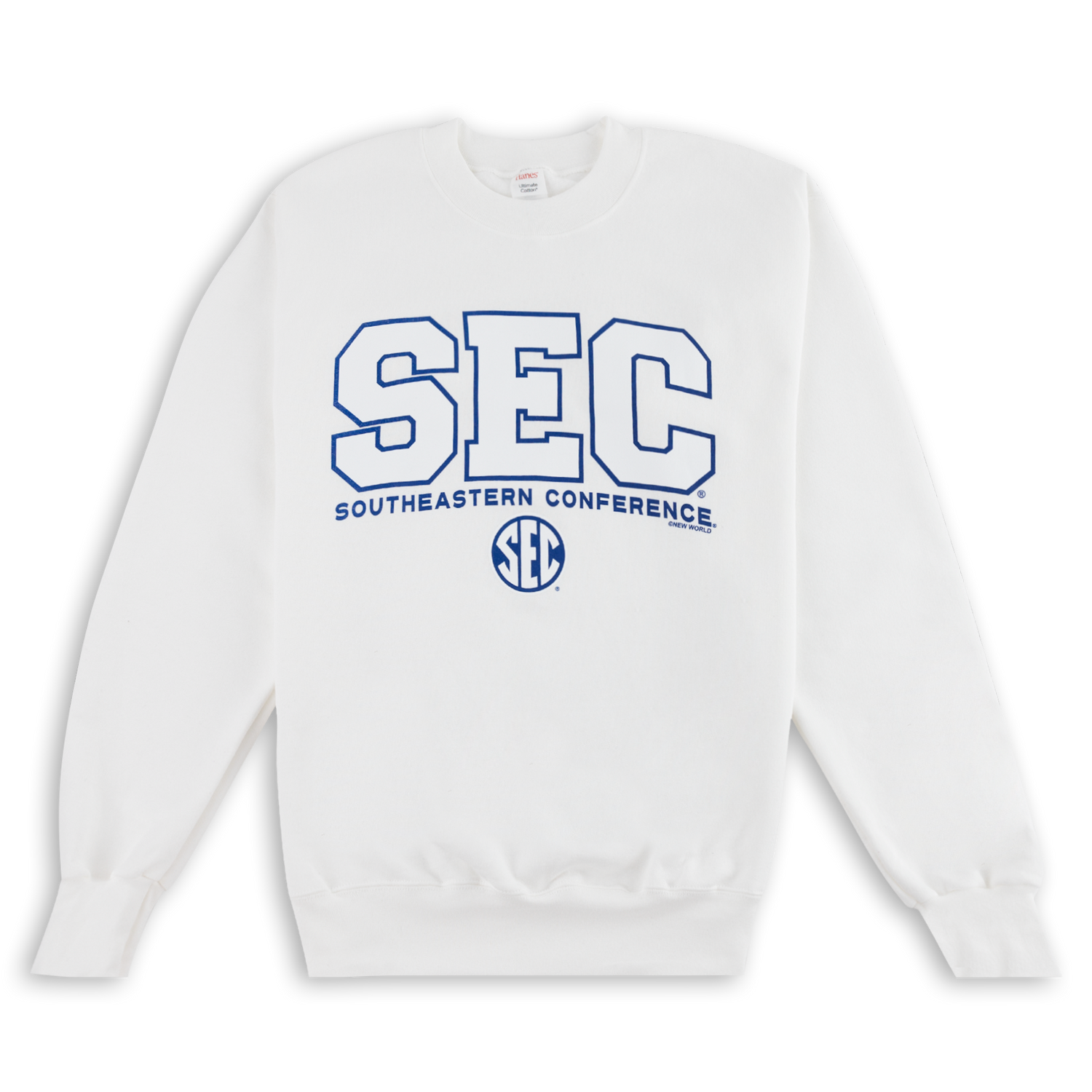White SEC Mark Sweatshirt