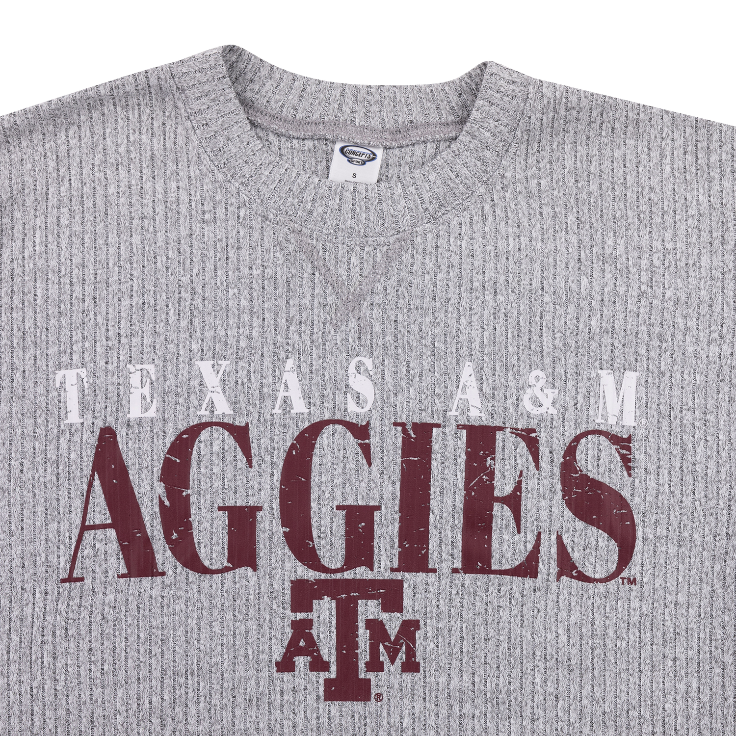 Texas A&M Aggies Ribbed Knit Long Sleeve Top