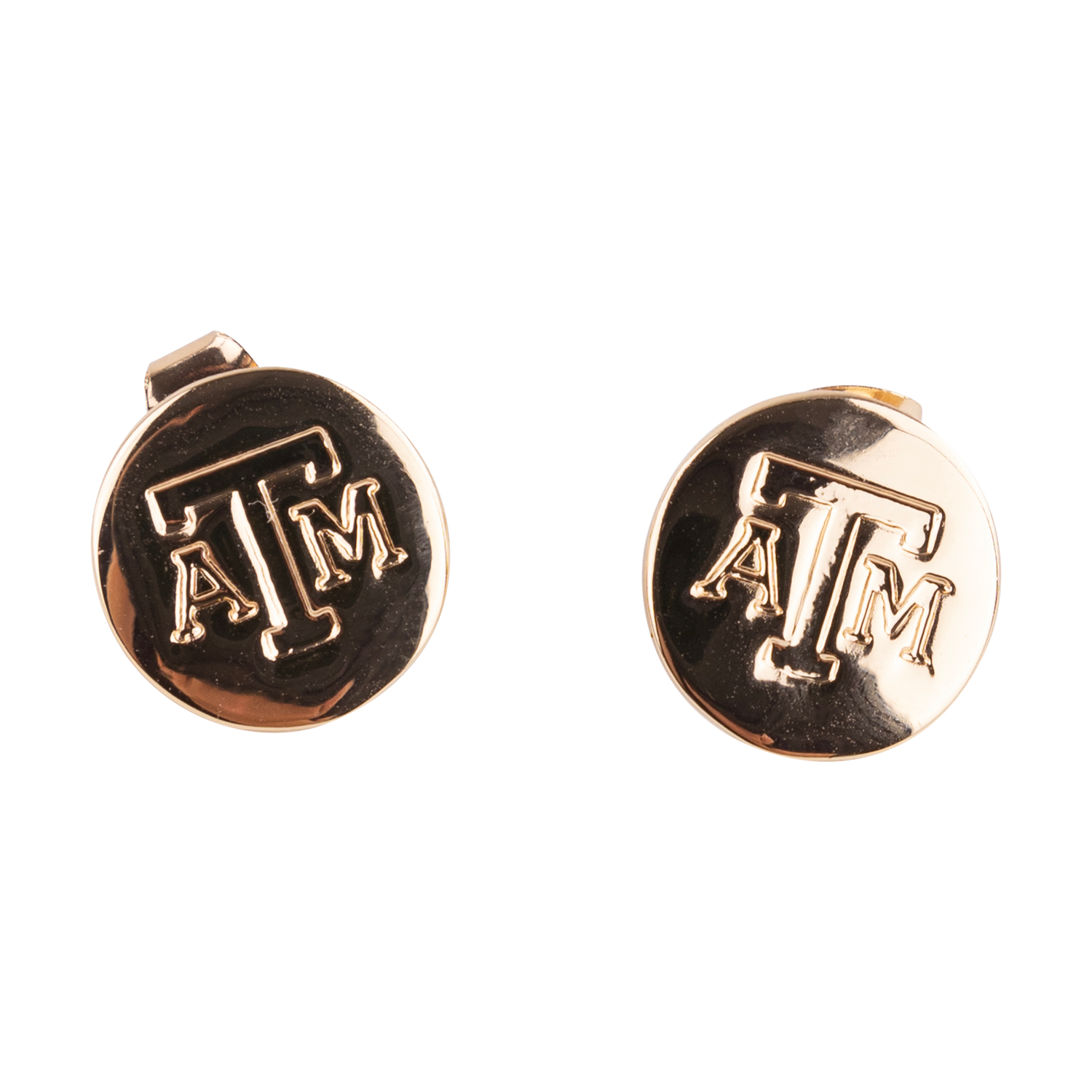 Texas A&M Basketball Hoops Stud Set
