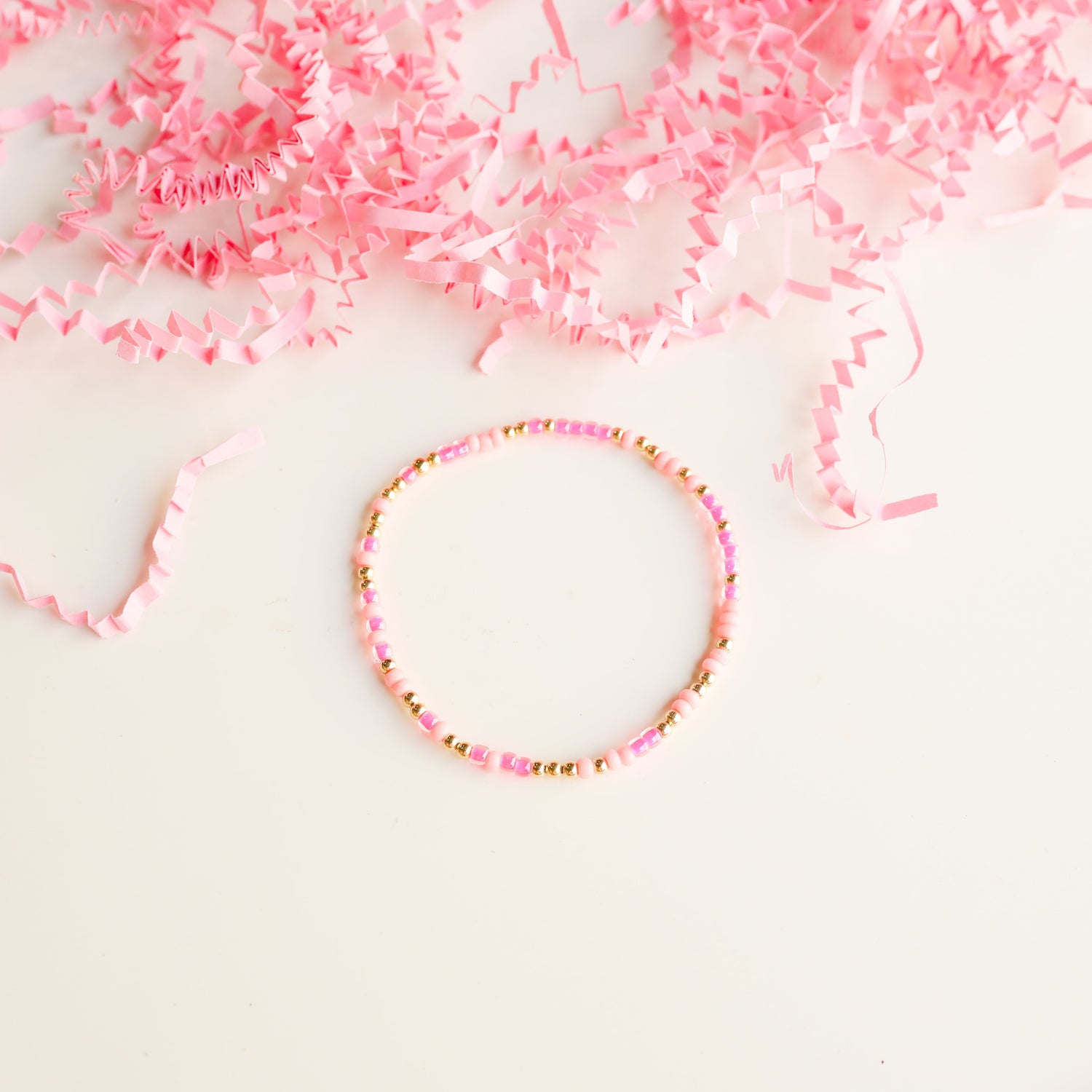 Beaded Blondes Pink Sprinkle Bracelet