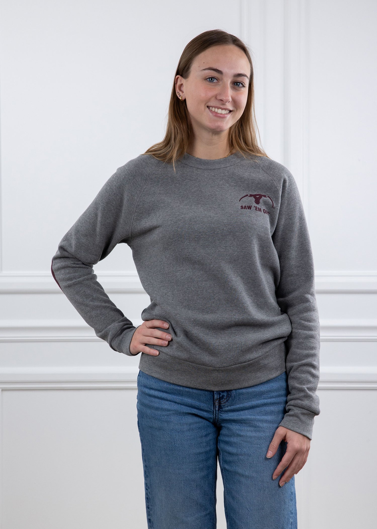 Saw 'Em Off Gray Sweatshirt