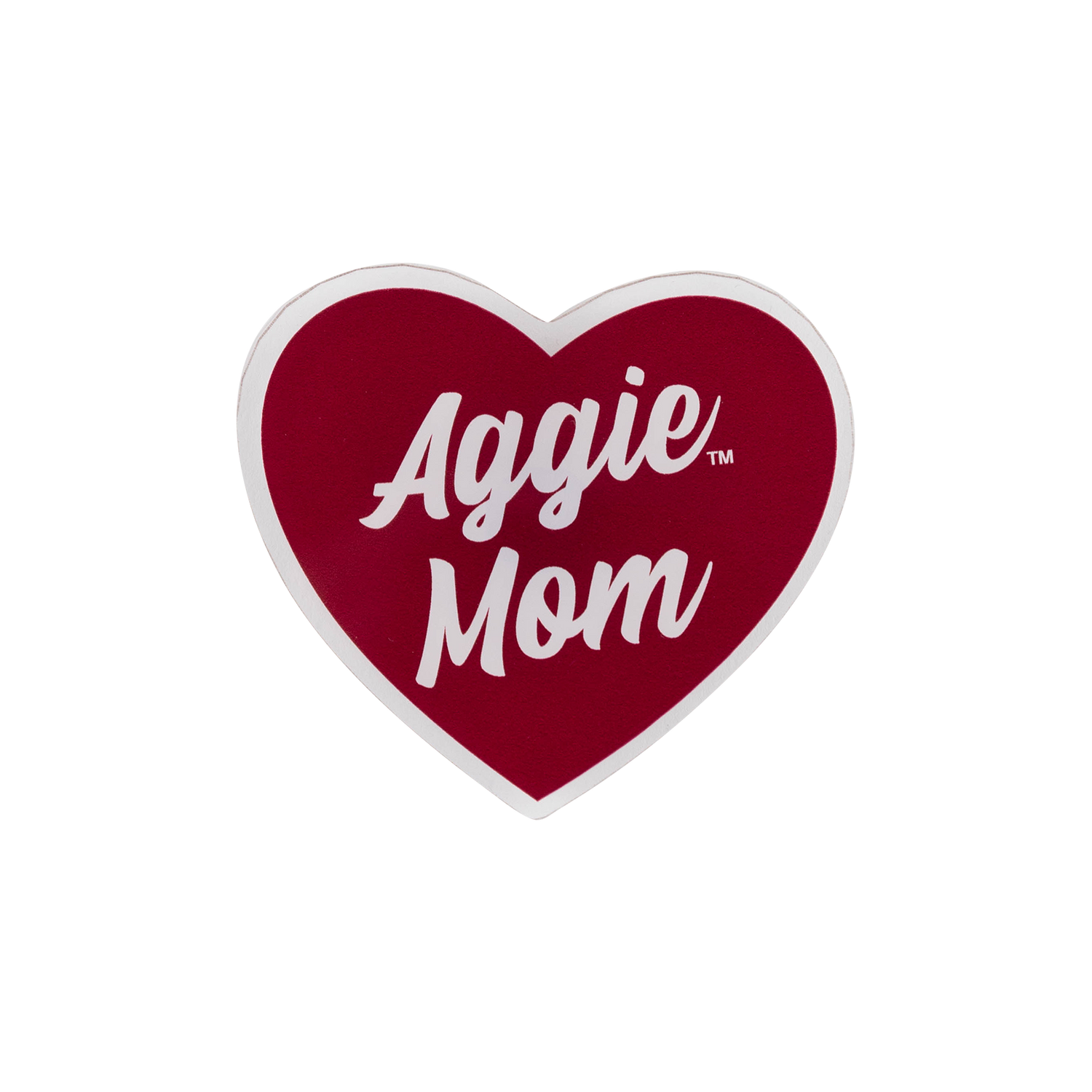 Aggie Mom Heart Magnet