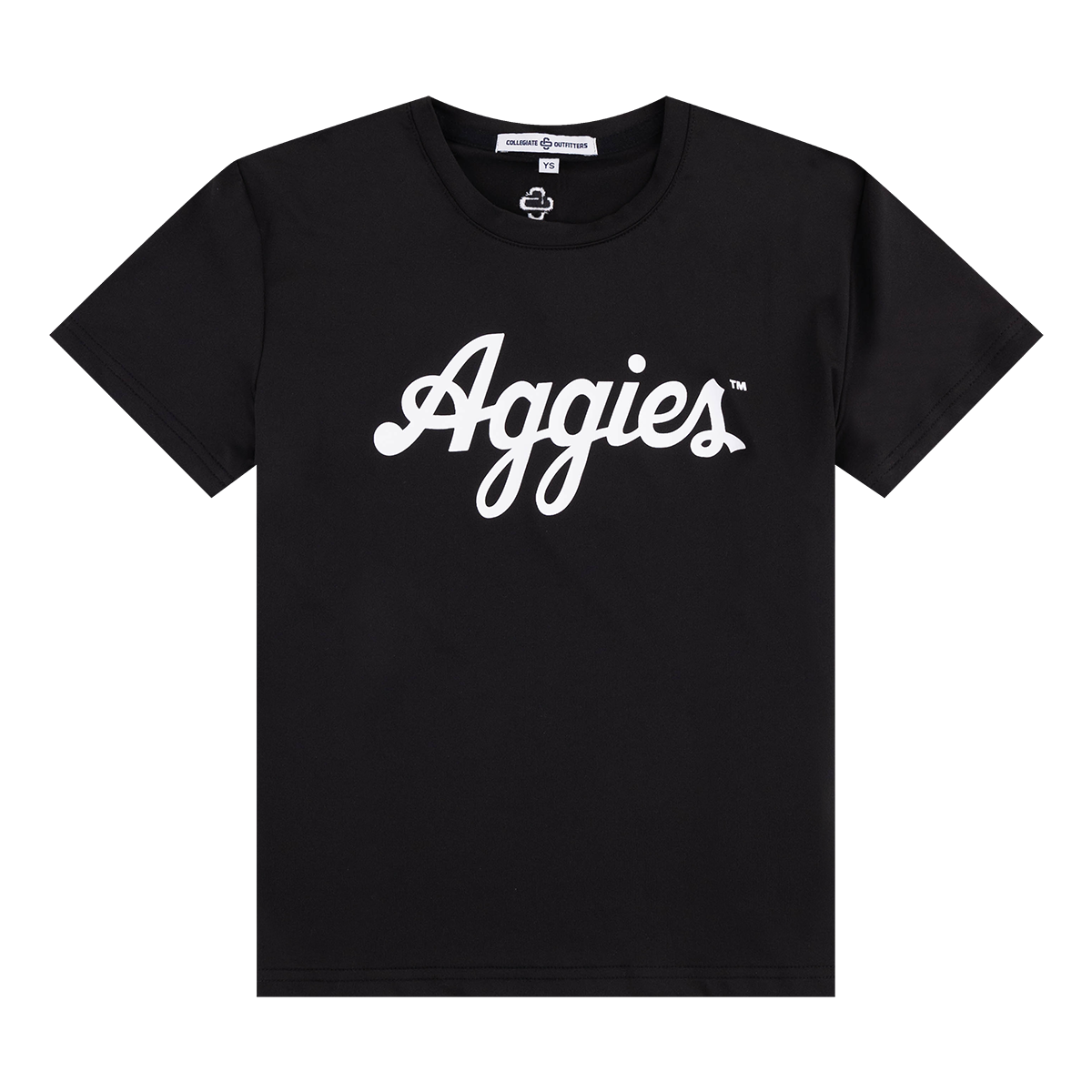 Aggies Collegiate Outfitters Script T-Shirt in Black