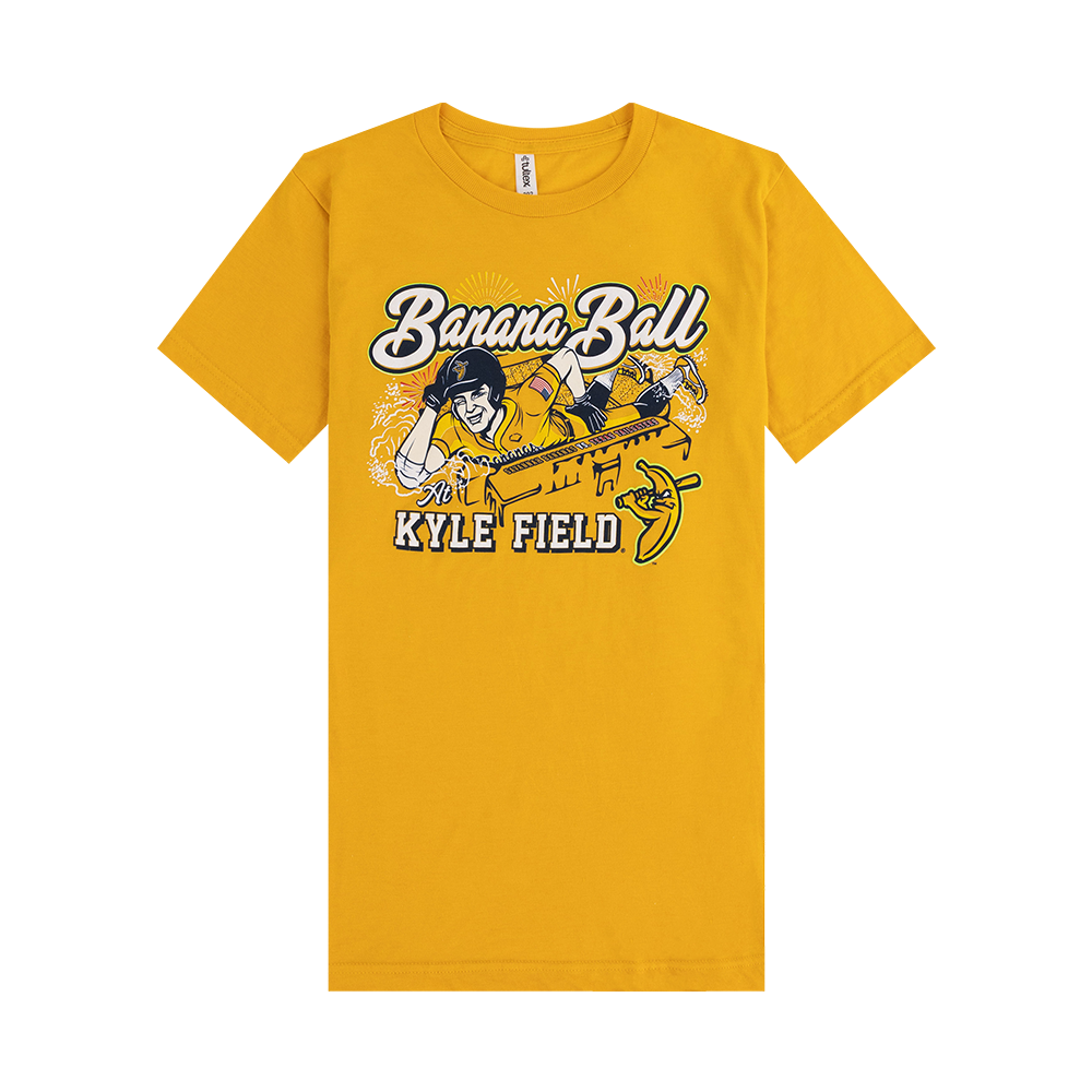 Yellow T-Shirt with Banana Ball Player