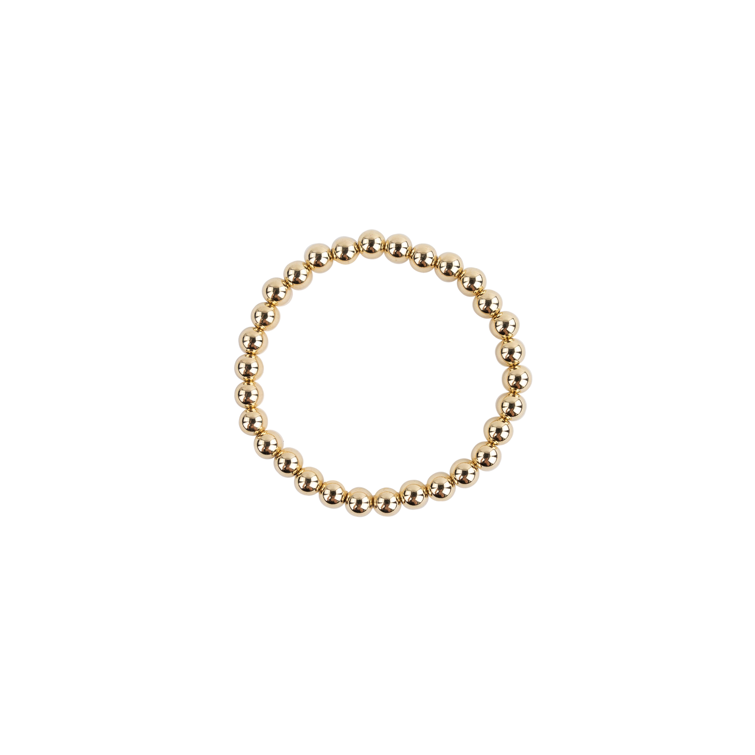 Gold beaded bracelet