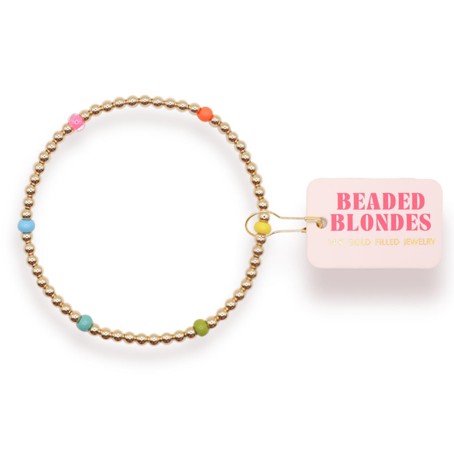 Gold Beaded Confetti Poppi Bracelet