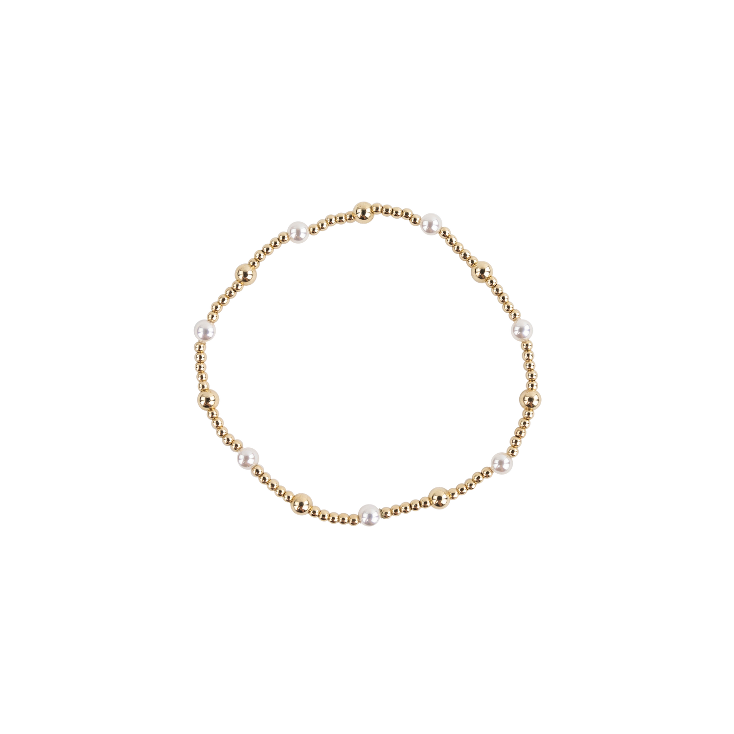 Gold and pearl bracelet 