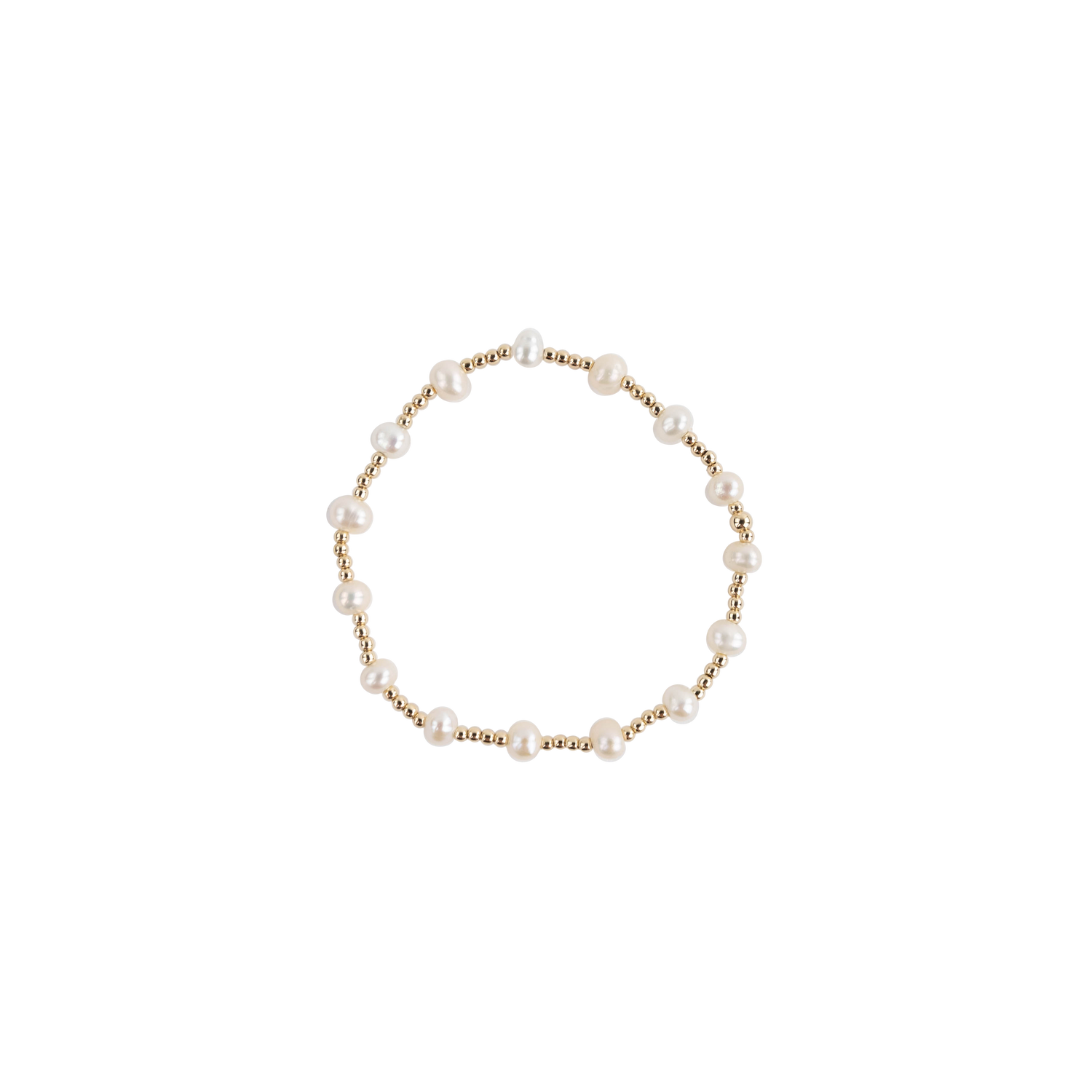 Gold and Pearl Bracelet