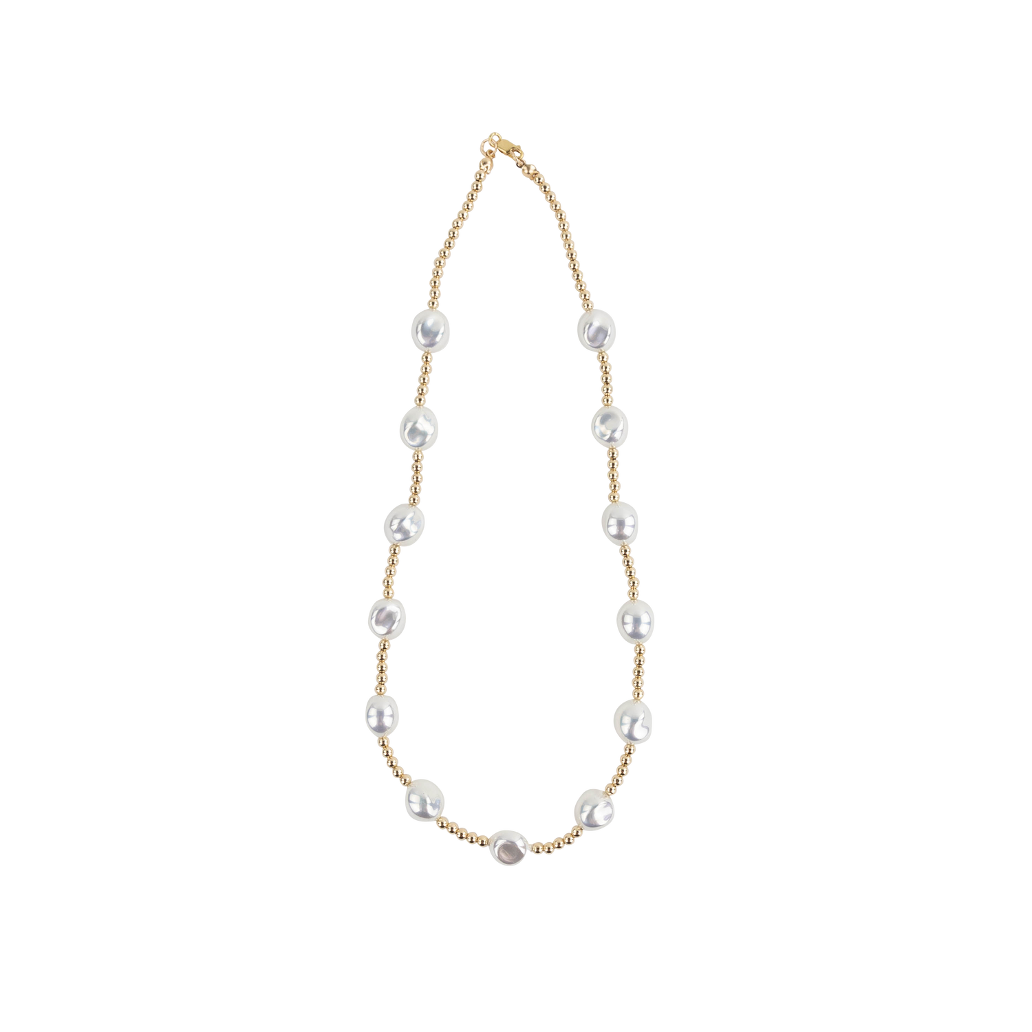 Gold and Pearl necklace 
