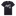 Black Shirt with Script Lettering and Football Player on Back