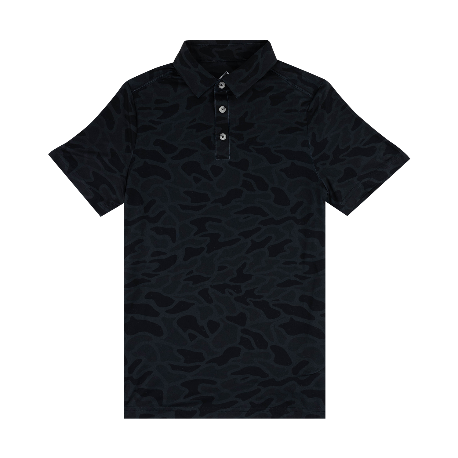 Black Camo Performance Polo