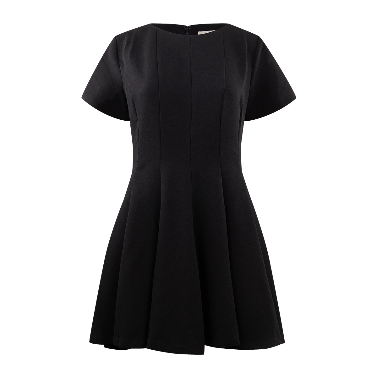 Black Pleated Dress