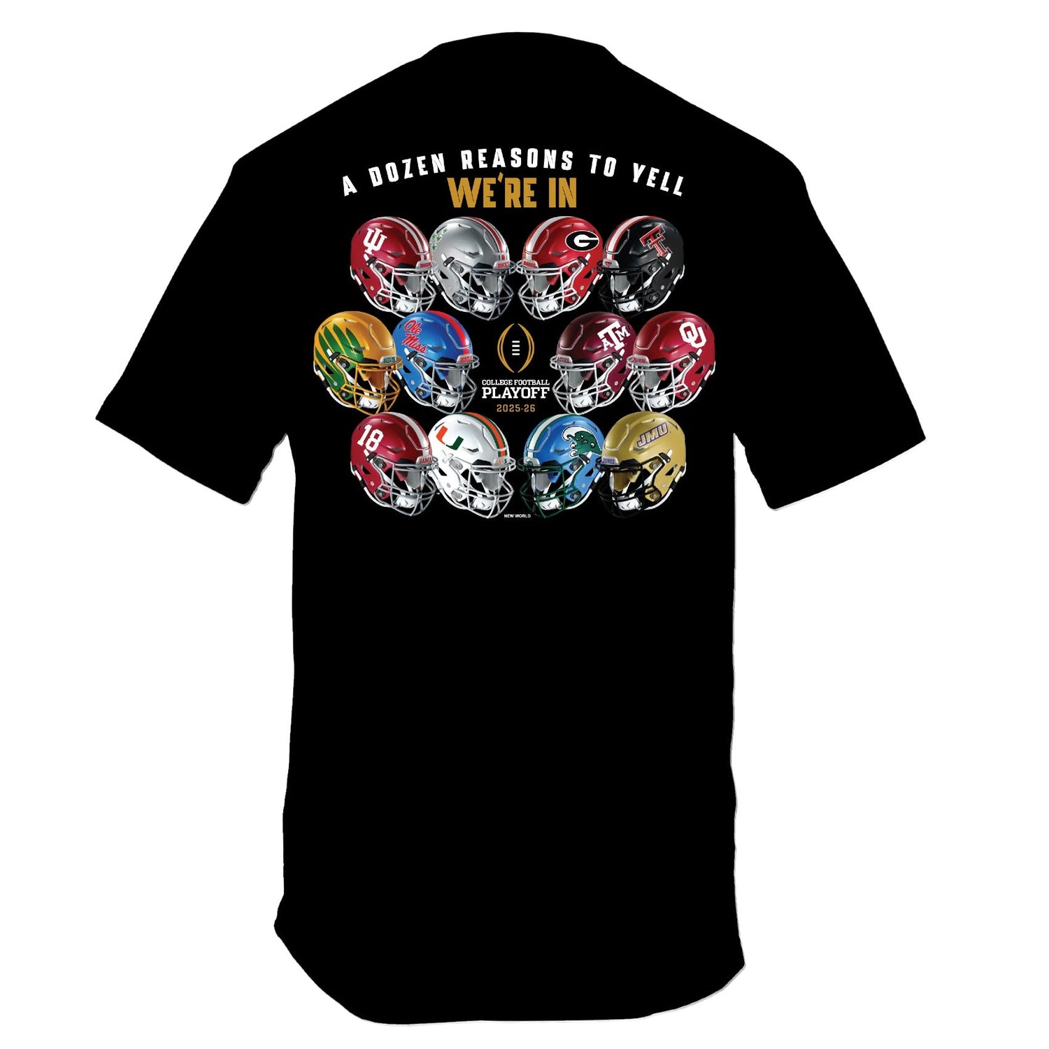 2025 College Football Playoff Helmet T-Shirt