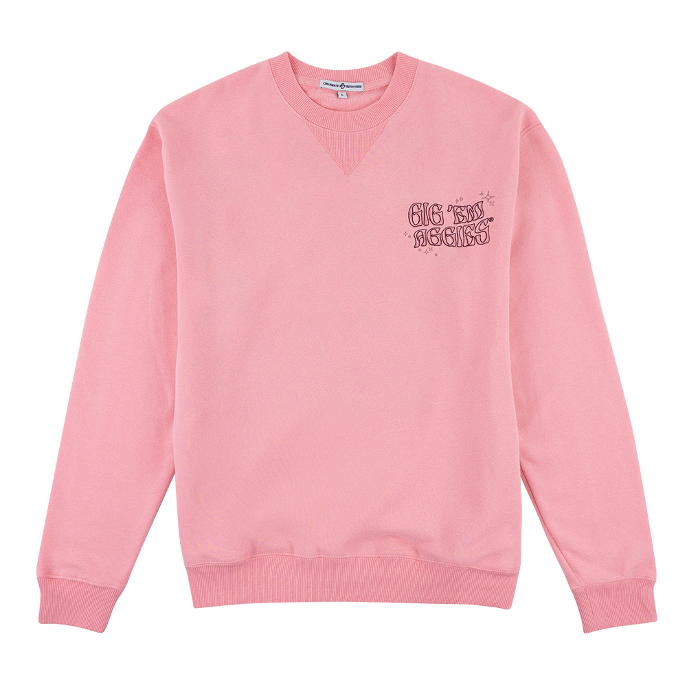 Pink Gig 'Em Aggies Sweatshirt