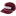 Maroon hat with HOWDY in white with white rope on brim