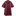 Maroon long-sleeve dress featuring a high stand collar, V-neckline, gathered waist detail, and voluminous balloon sleeves with elastic cuffs.