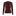 Maroon long-sleeve fitted crewneck top with a semi-sheer, lightweight fabric and a classic ribbed neckline and hem.