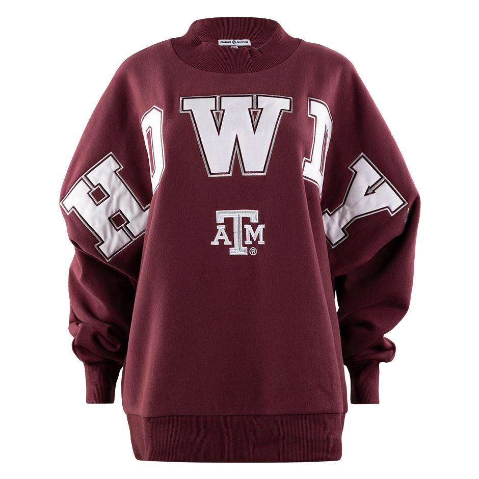 Maroon Howdy Sweatshirt