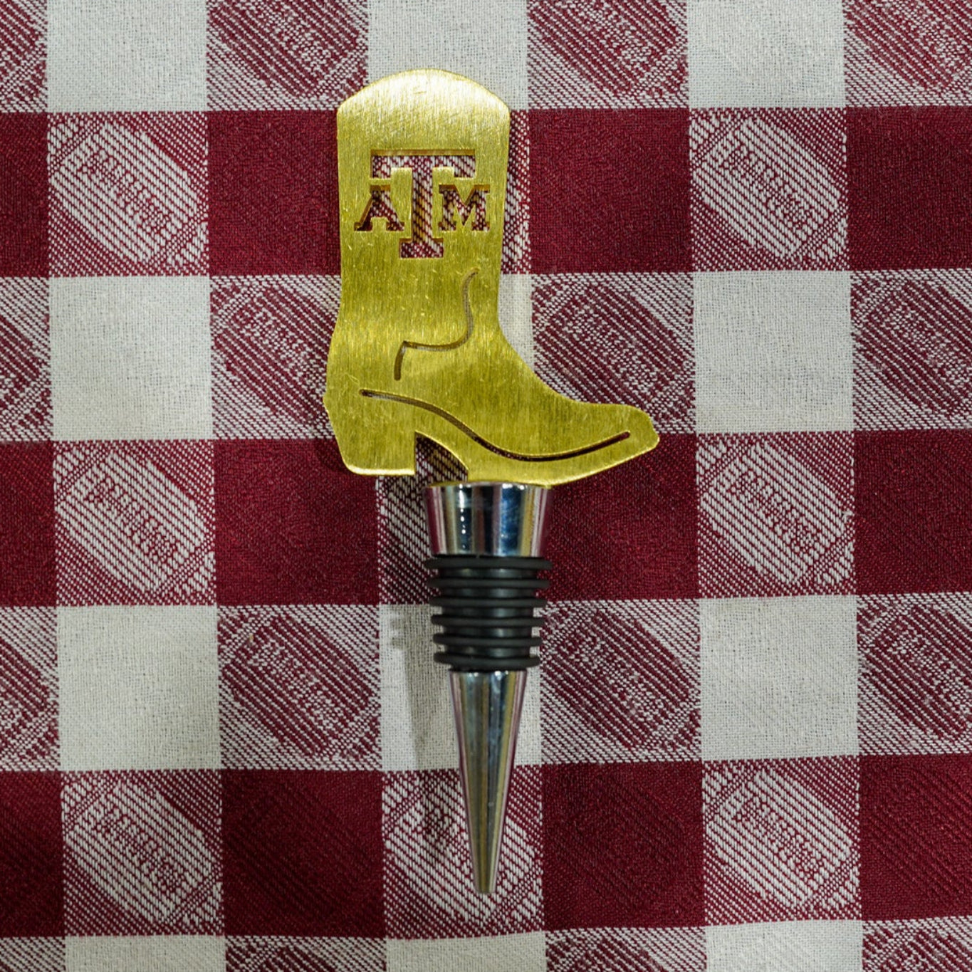 Texas A&M Boot Wine Stopper