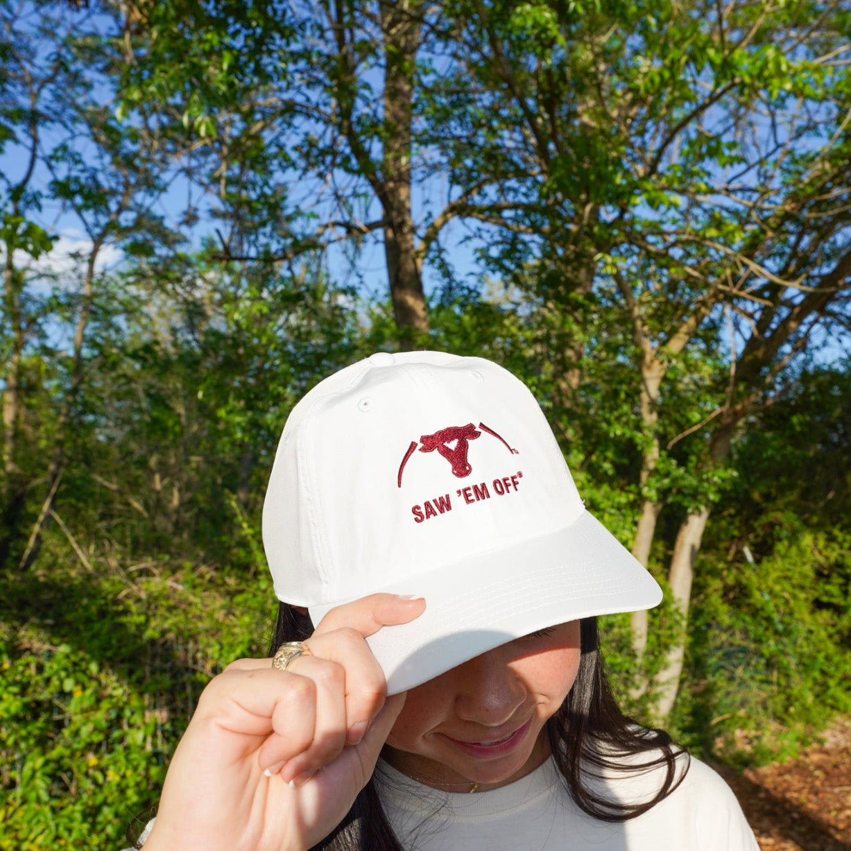 Saw 'Em Off Collegiate Outfitters Embroidered Hat