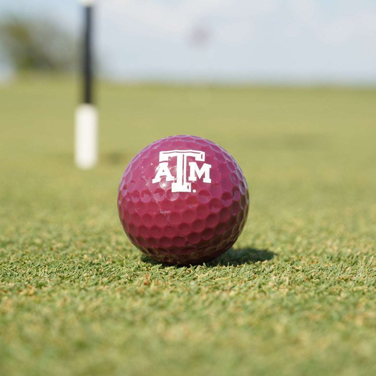 Texas A&M Aggie Maroon Golf Ball