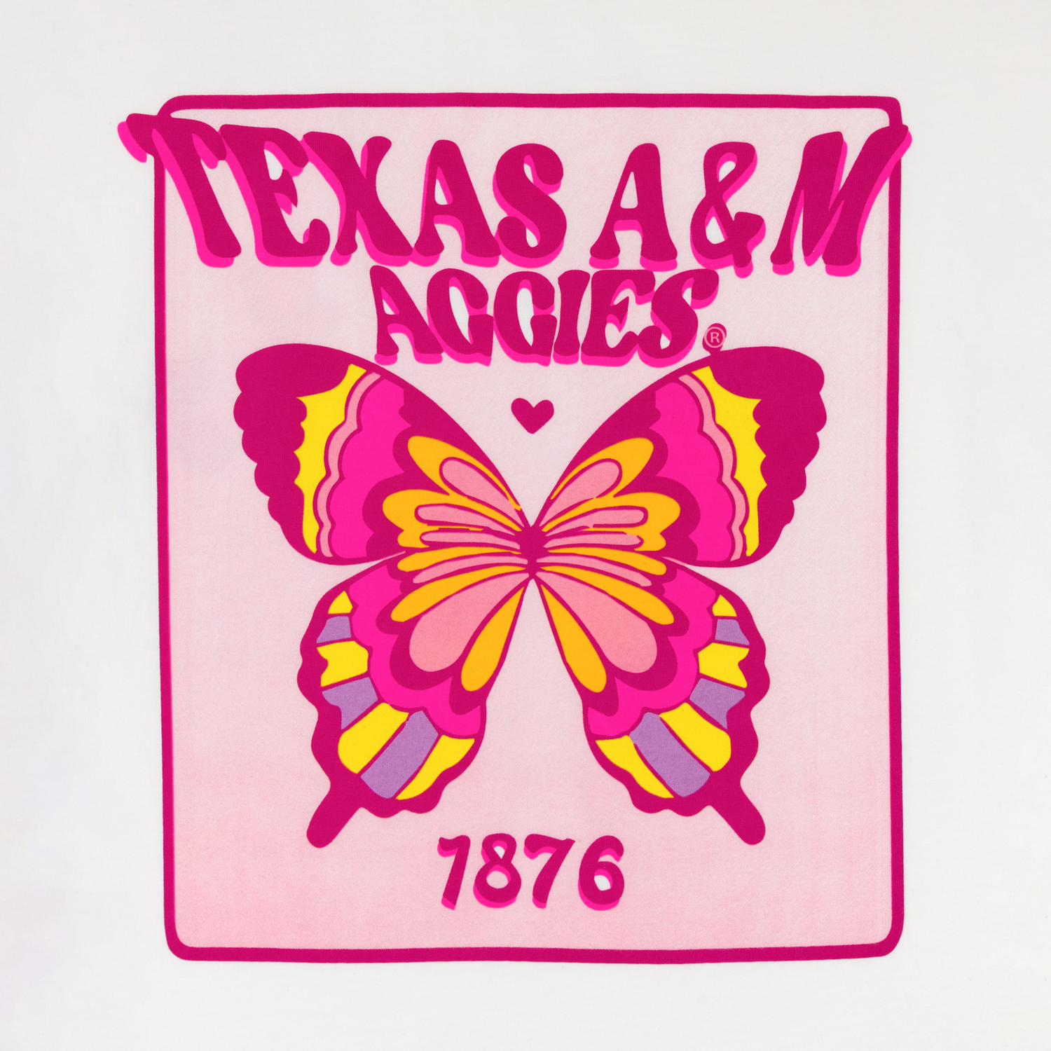 Texas A&M Aggies Butterfly Patch T-Shirt