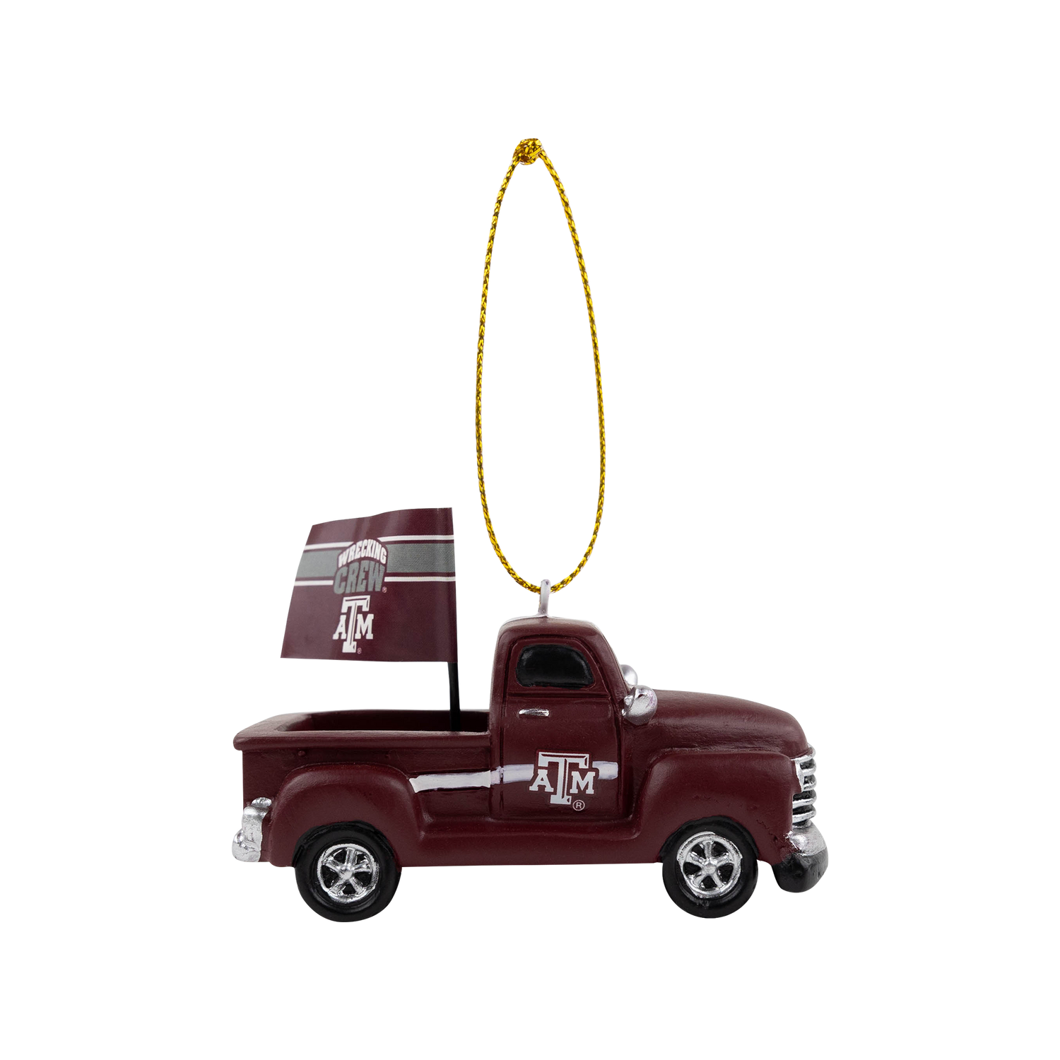 Maroon Truck Ornament