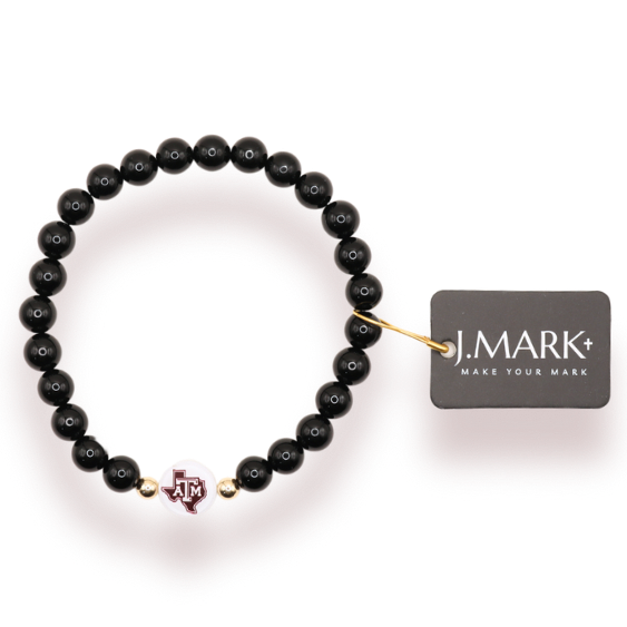 Beaded Blondes J. Mark Aggies Bracelet