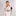 Aggies Queen of Sparkles White Striped Jersey Dress