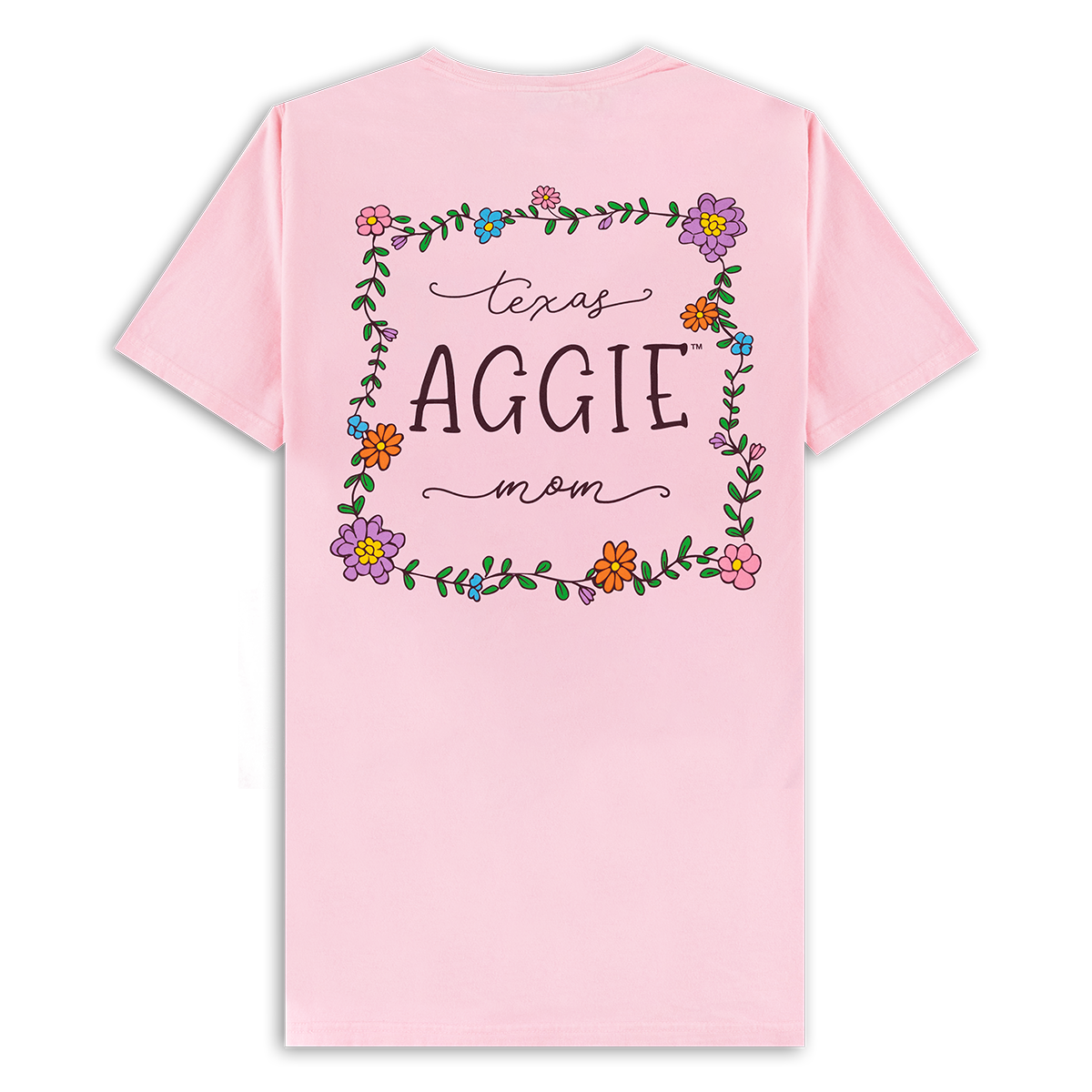 Pink Texas Aggie Floral T-Shirt