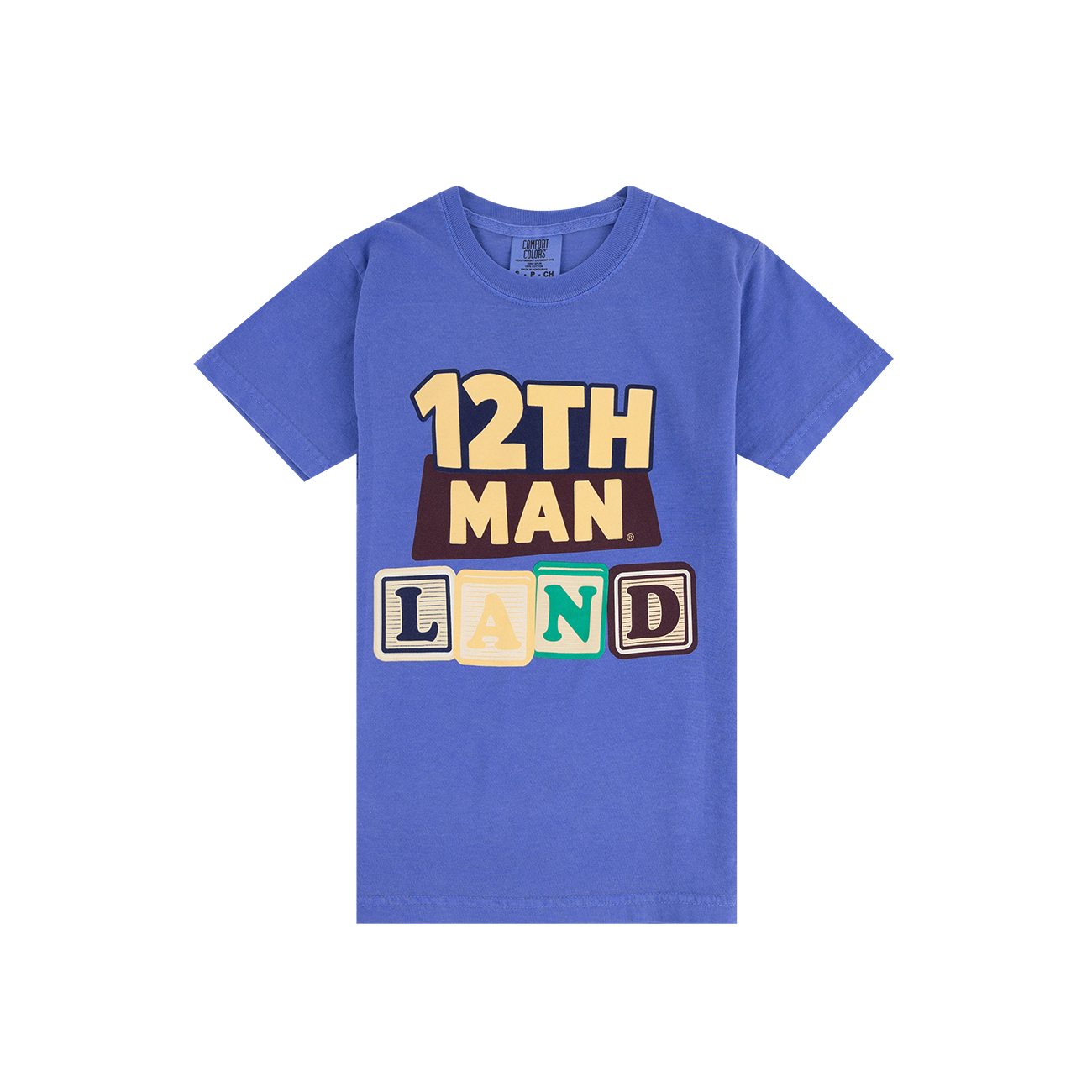 Blue T-Shirt with 12th Man Land Design
