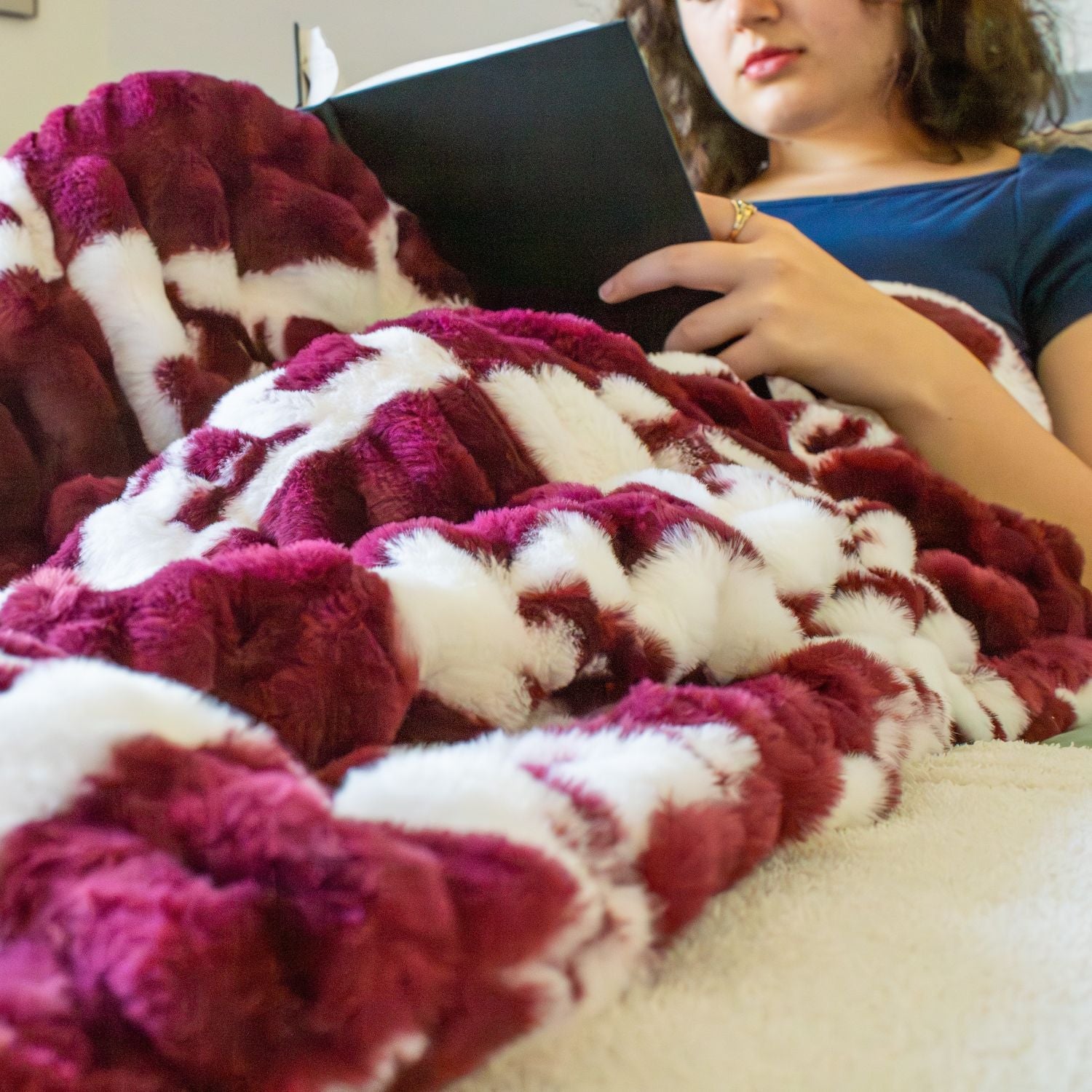 Texas A&M Minky Couture Adult Blanket