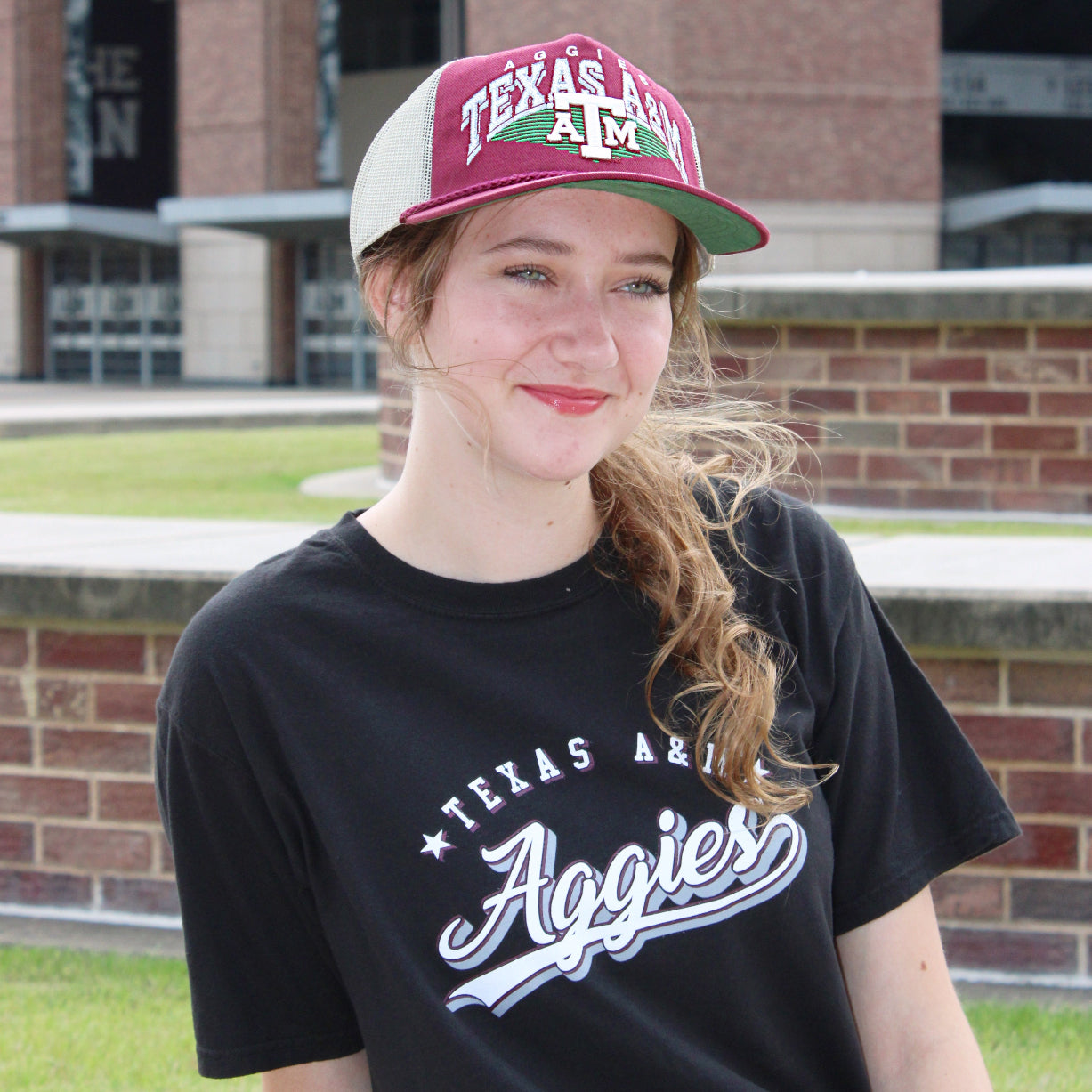Texas A&M '47 Brand Pomona Mesh Rope Hitch Hat