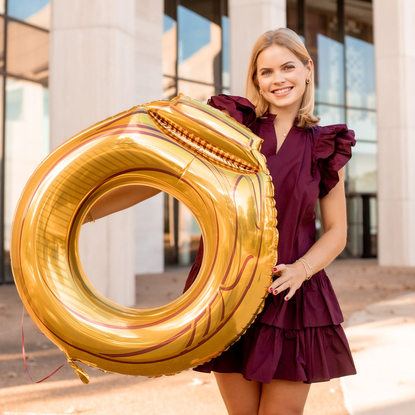 Bright Gold Ring Balloon